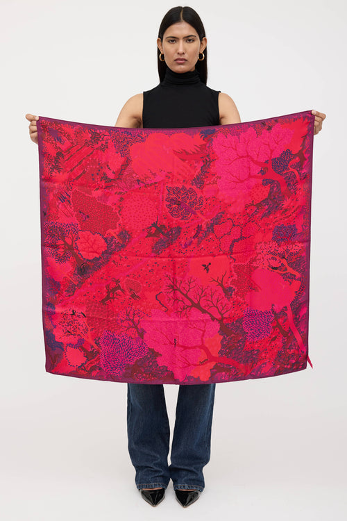 Hermès Dans Un Jardin Anglais Silk Scarf