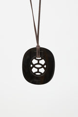 Hermès Dark Brown & White Lift Necklace