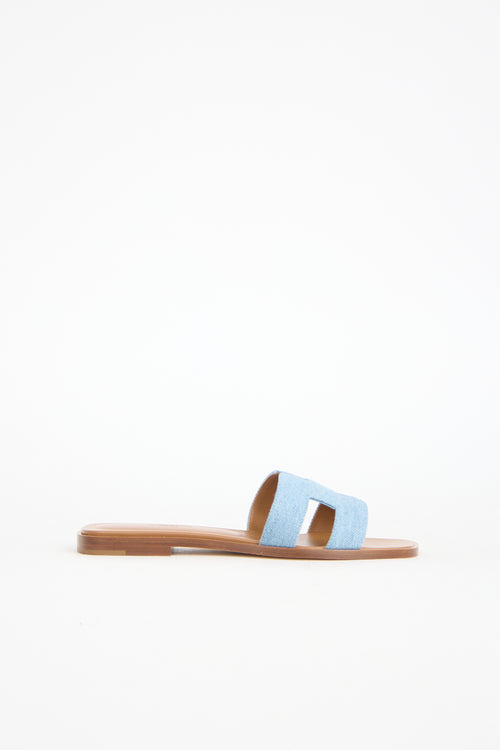Hermès Denim Oran Sandal