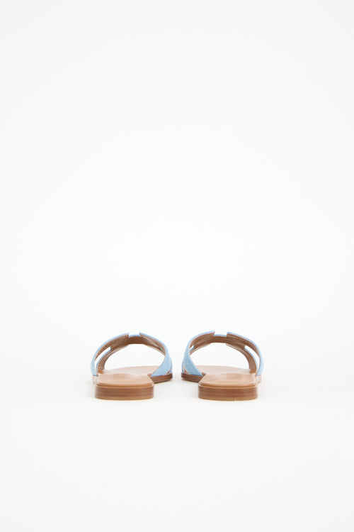 Hermès Denim Oran Sandal