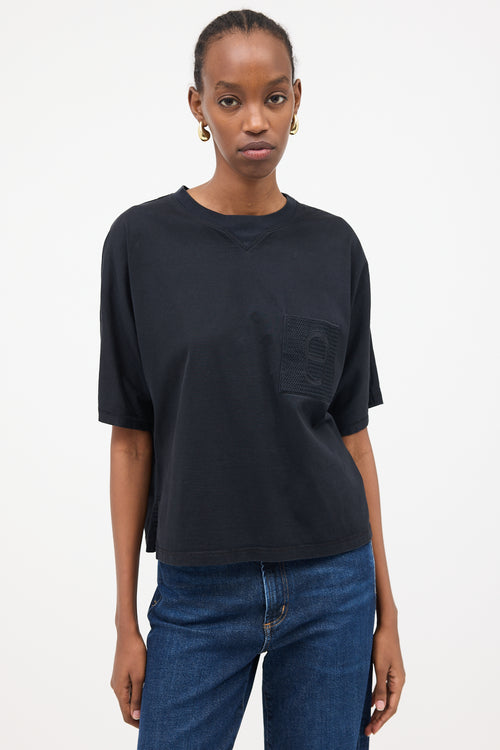 Hermès Embroidered Pocket T-Shirt