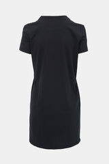 Hermès Embroidered Pocket T-Shirt Dress