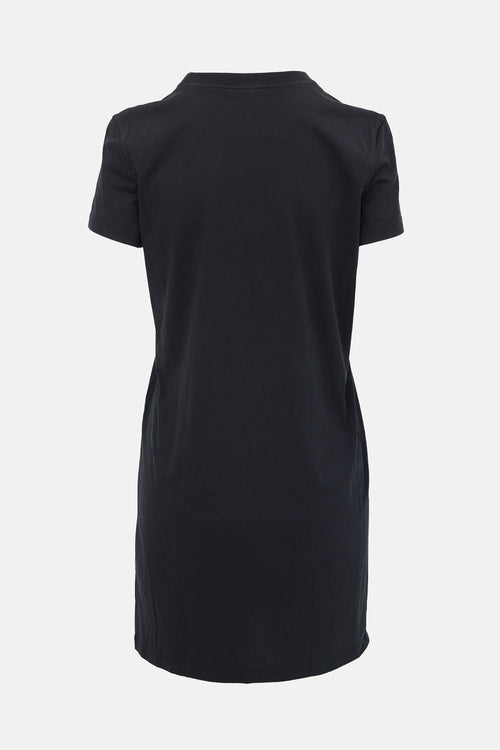 Hermès Embroidered Pocket T-Shirt Dress