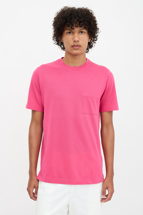 Hermès Embroidered Pocket T-Shirt