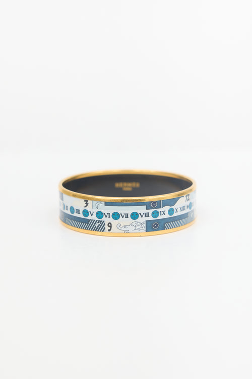 Hermès Enamel Astrologie Nouvelle Bangle