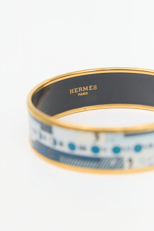 Hermès Enamel Astrologie Nouvelle Bangle