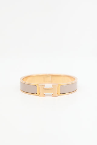 Hermès Enamel Clic H Bracelet