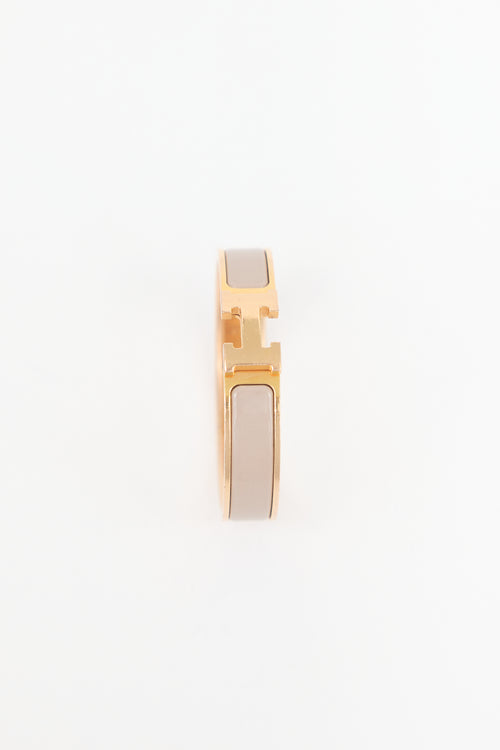 Hermès Enamel Clic H Bracelet