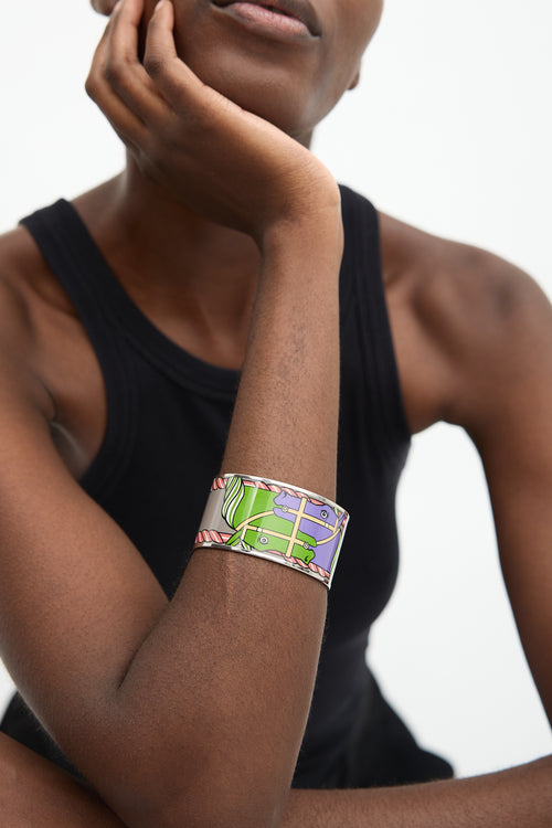 Hermès Equestrian Extra Wide Bangle