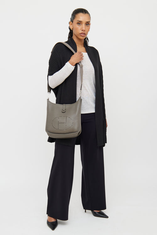 Hermès 2016 Etain Clemence Evelyne PM III Bag