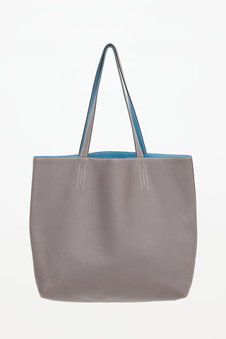 Hermès Etain Clemence Double Sens 45 Bag
