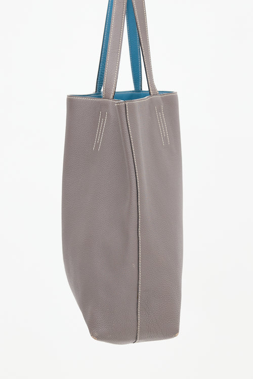 Hermès Etain Clemence Double Sens 45 Bag