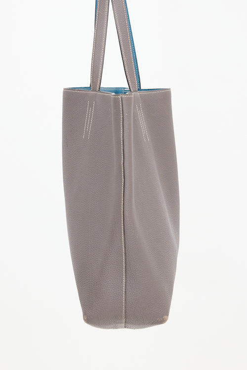 Hermès Etain Clemence Double Sens 45 Bag