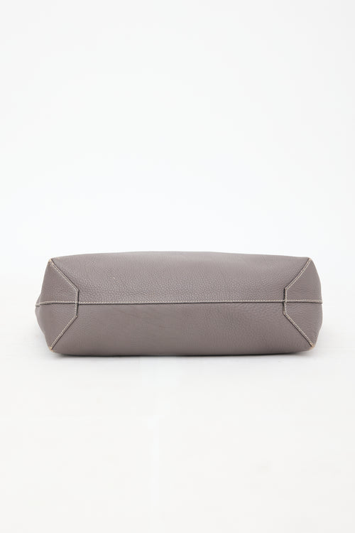 Hermès Etain Clemence Double Sens 45 Bag