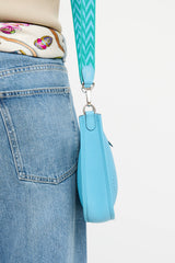Hermès 2021 Blue De Nord Zig Zag Evelyne TPM Bag