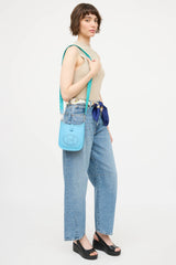 Hermès 2021 Blue De Nord Zig Zag Evelyne TPM Bag