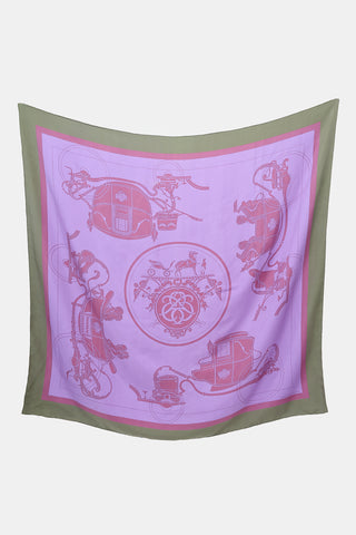 Hermès Silk Ex-Libris 140 Scarf