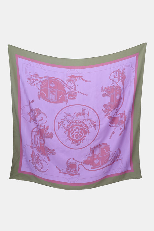 Hermès Silk Ex-Libris 140 Scarf