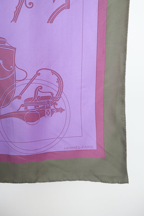 Hermès Silk Ex-Libris 140 Scarf