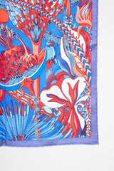 Hermès 2020 Silk Fantasie Botanique 45 Scarf