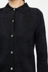 Hermès Ferronnerie Jacquard Cardigan