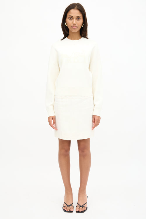 Hermès Flocked Logo Sweater