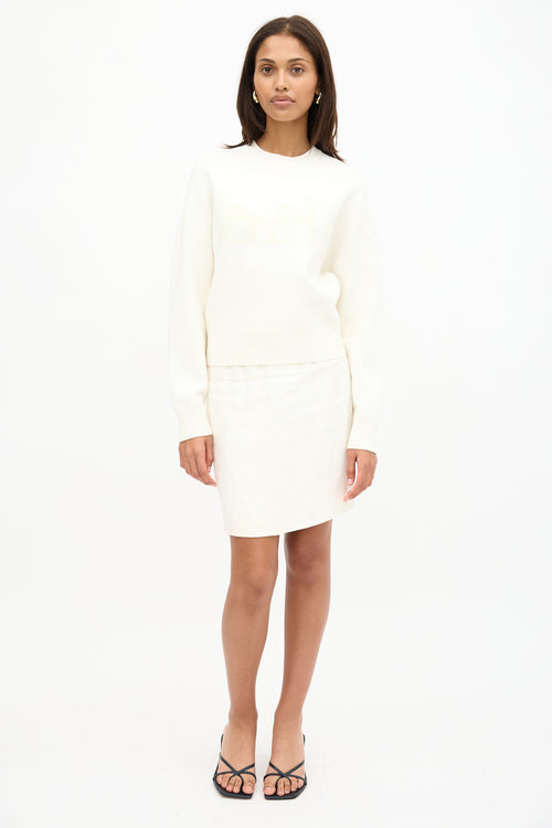 Hermès Flocked Logo Sweater