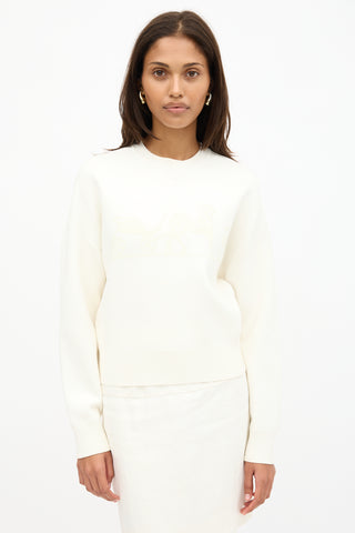 Hermès Flocked Logo Sweater