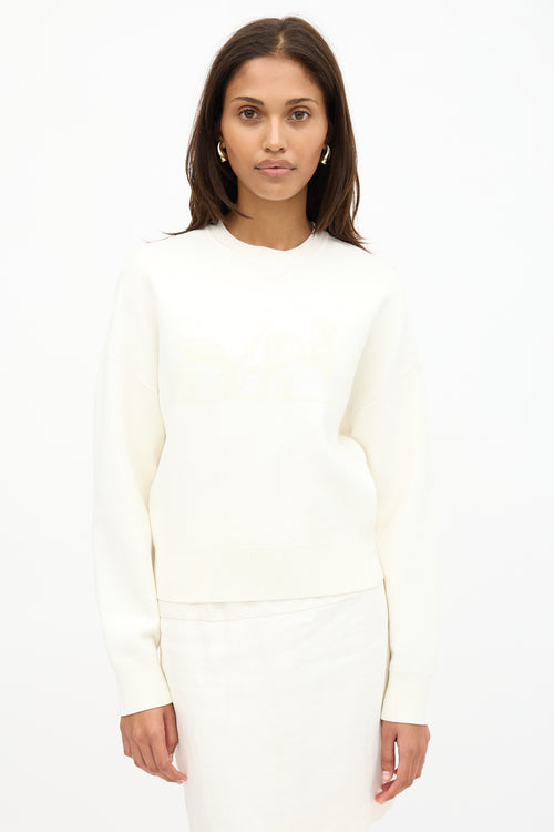 Hermès Flocked Logo Sweater