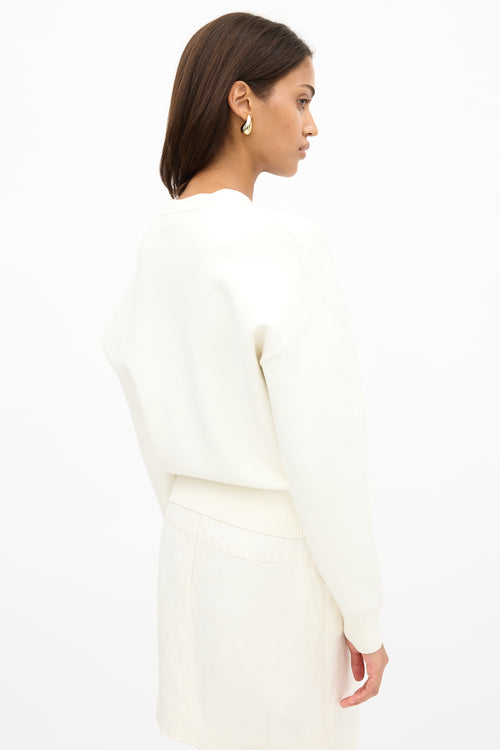 Hermès Flocked Logo Sweater