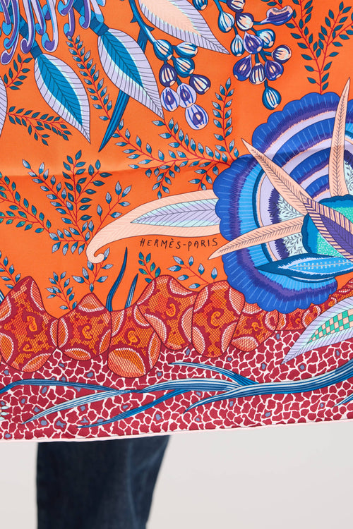 Hermès Flowers of South Africa Scarf