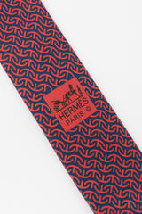 Hermès Silk Geometric Tie