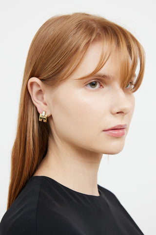 Hermès Enamel Irene Earrings