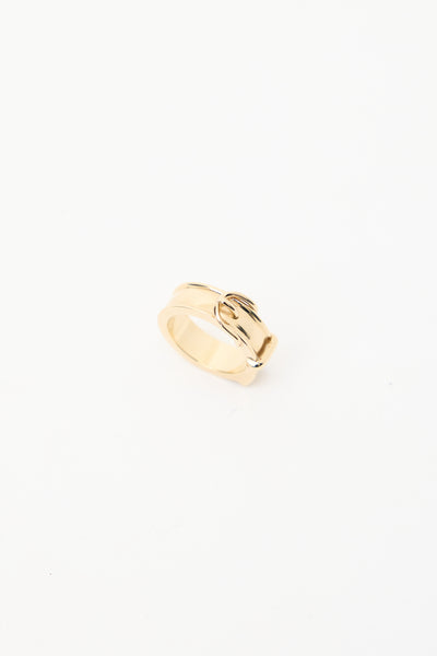Hermès // Gold Bijouterie Fantaisie Scarf Ring – VSP Consignment