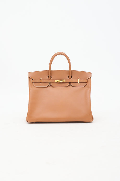 Hermès 2001 Gold Clemence Leather Birkin 40 Bag