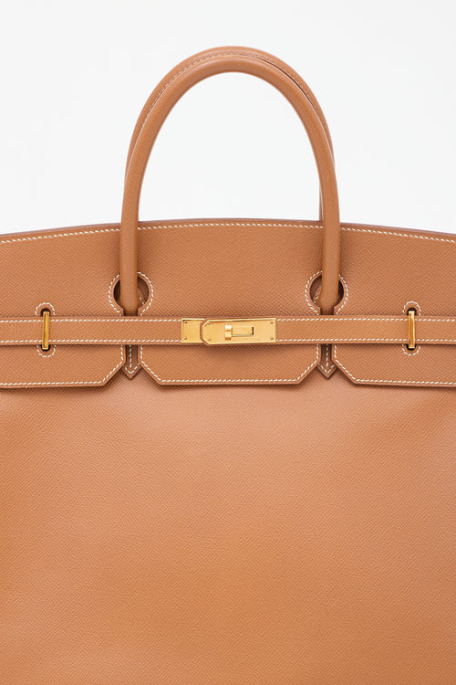 Hermès 2001 Gold Clemence Leather Birkin 40 Bag