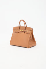 Hermès 2001 Gold Clemence Leather Birkin 40 Bag