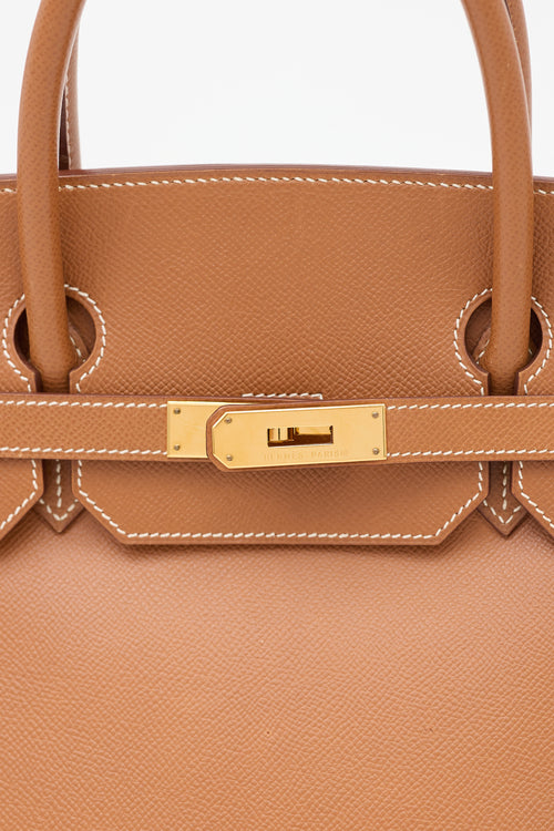 Hermès 2001 Gold Clemence Leather Birkin 40 Bag