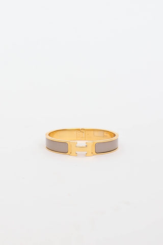 Hermès Marron Glace Clic Clac Bracelet