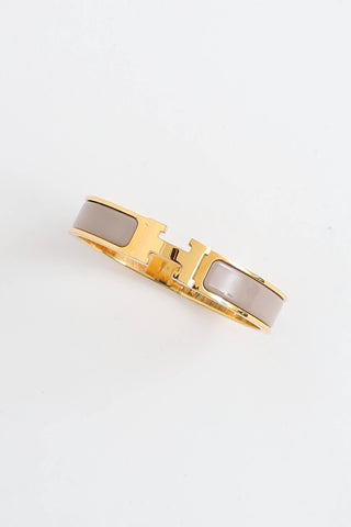 Hermès Marron Glace Clic Clac Bracelet