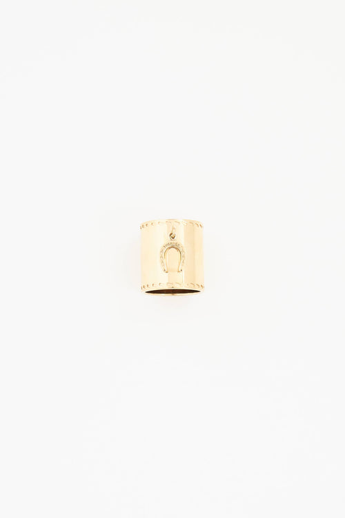 Hermès Fer A Cheval Scarf Ring