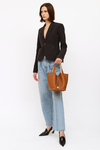 Hermès Brown Golda Nata Verso Picotin Lock  Bag