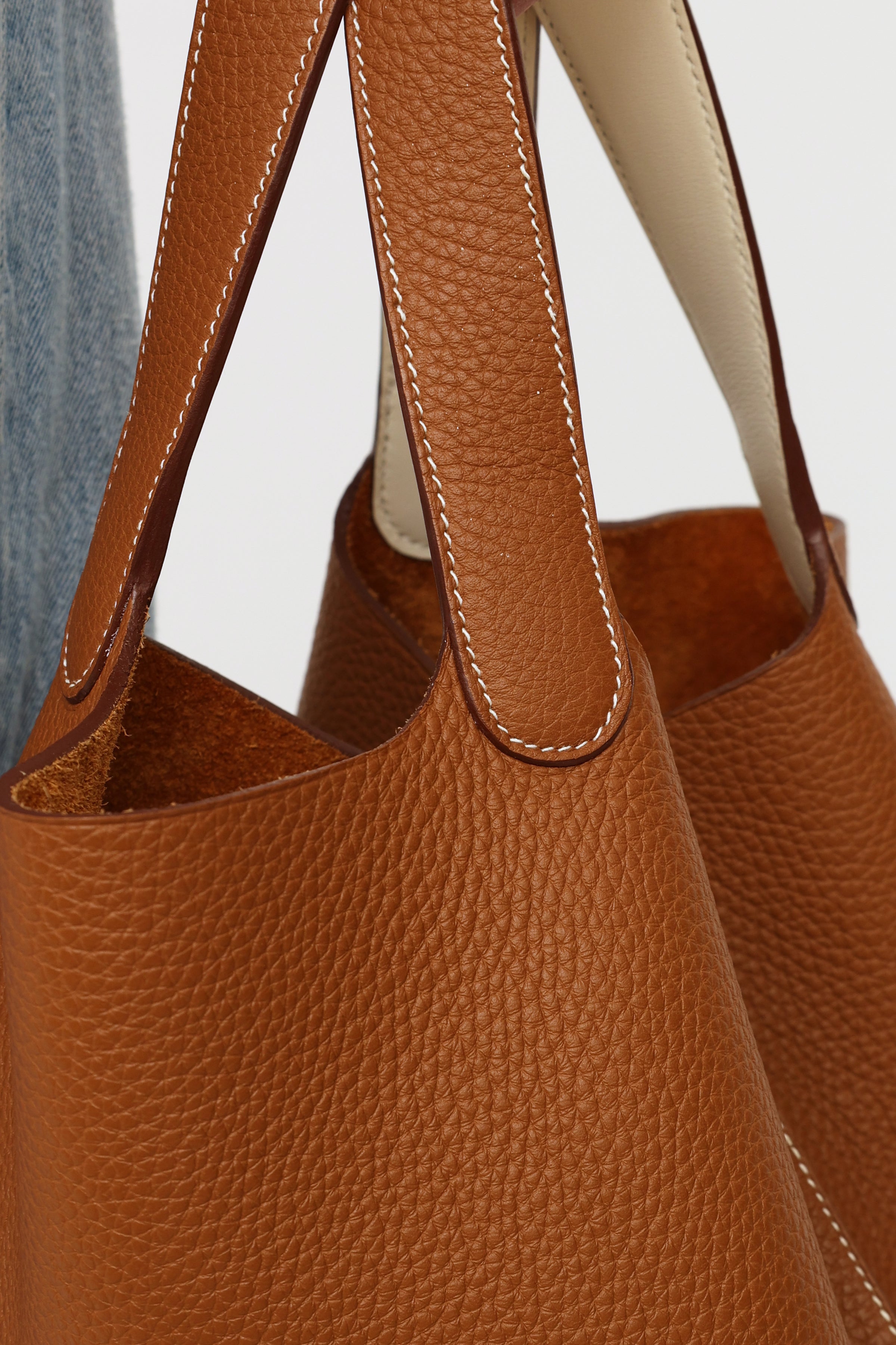 Hermès // Brown Gold Nata Verso Picotin Lock Bag – VSP Consignment