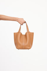 Hermès Gold Nata Verso Picotin 22 Lock Bag