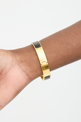 Hermès Gold Plated Clic H PM Bracelet