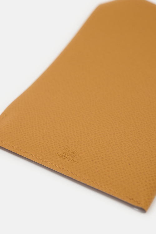 Hermès Gold Tarmac Epsom Passport Holder