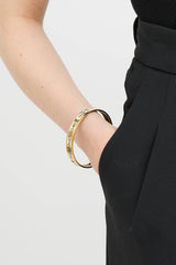 Hermès White Grand Apparat Narrow Bangle