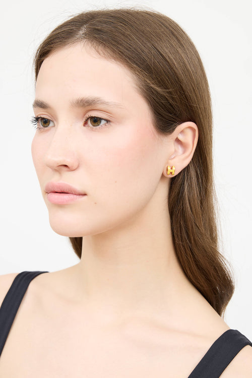 HermèsPop H New Jaune de Naples Stud