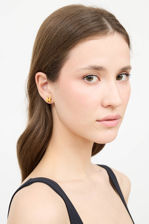 HermèsPop H New Jaune de Naples Stud