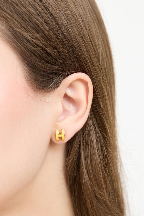 HermèsPop H New Jaune de Naples Stud